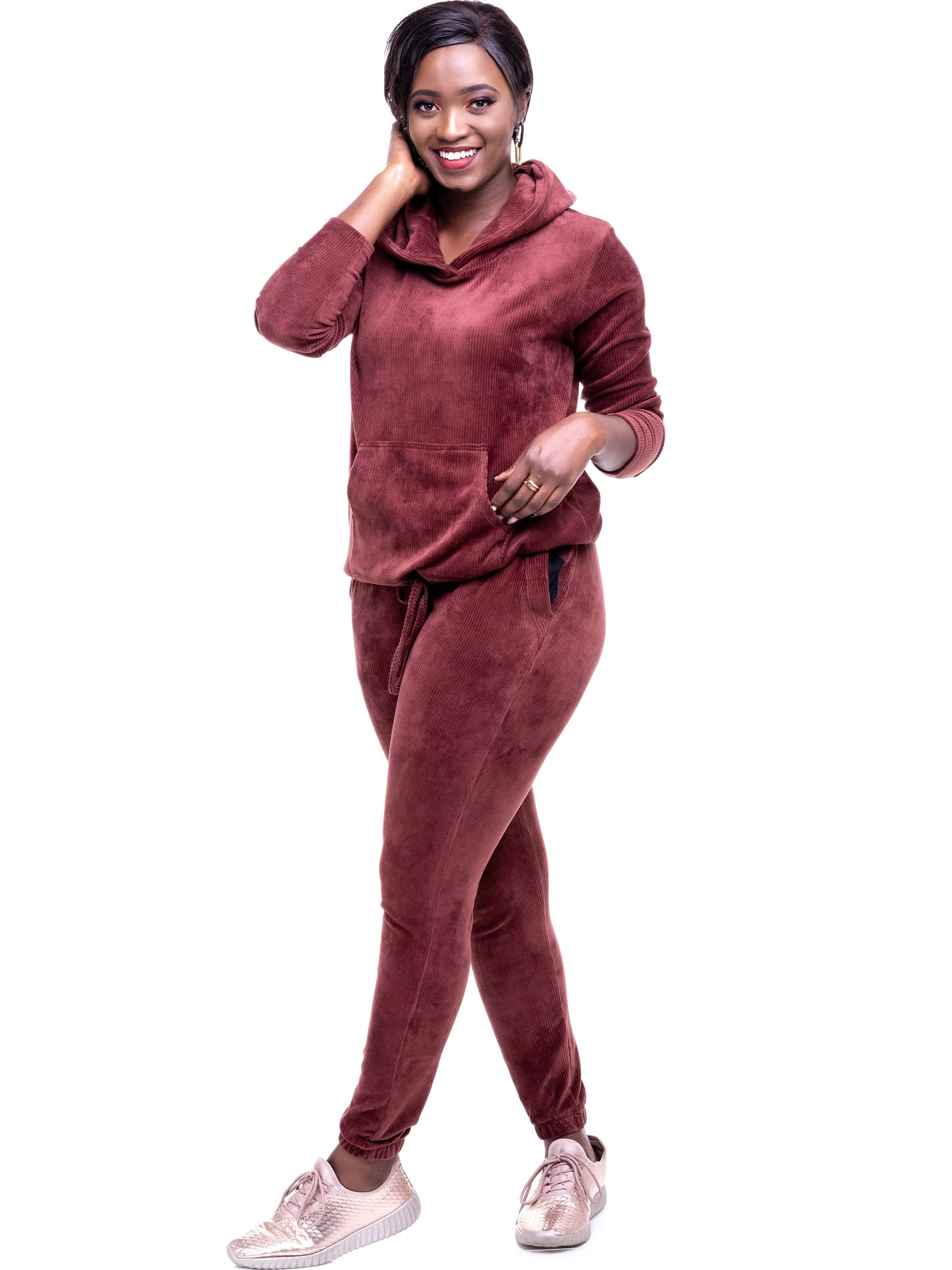 Safari Sahara Drawstring Top - Rust - Shop Zetu