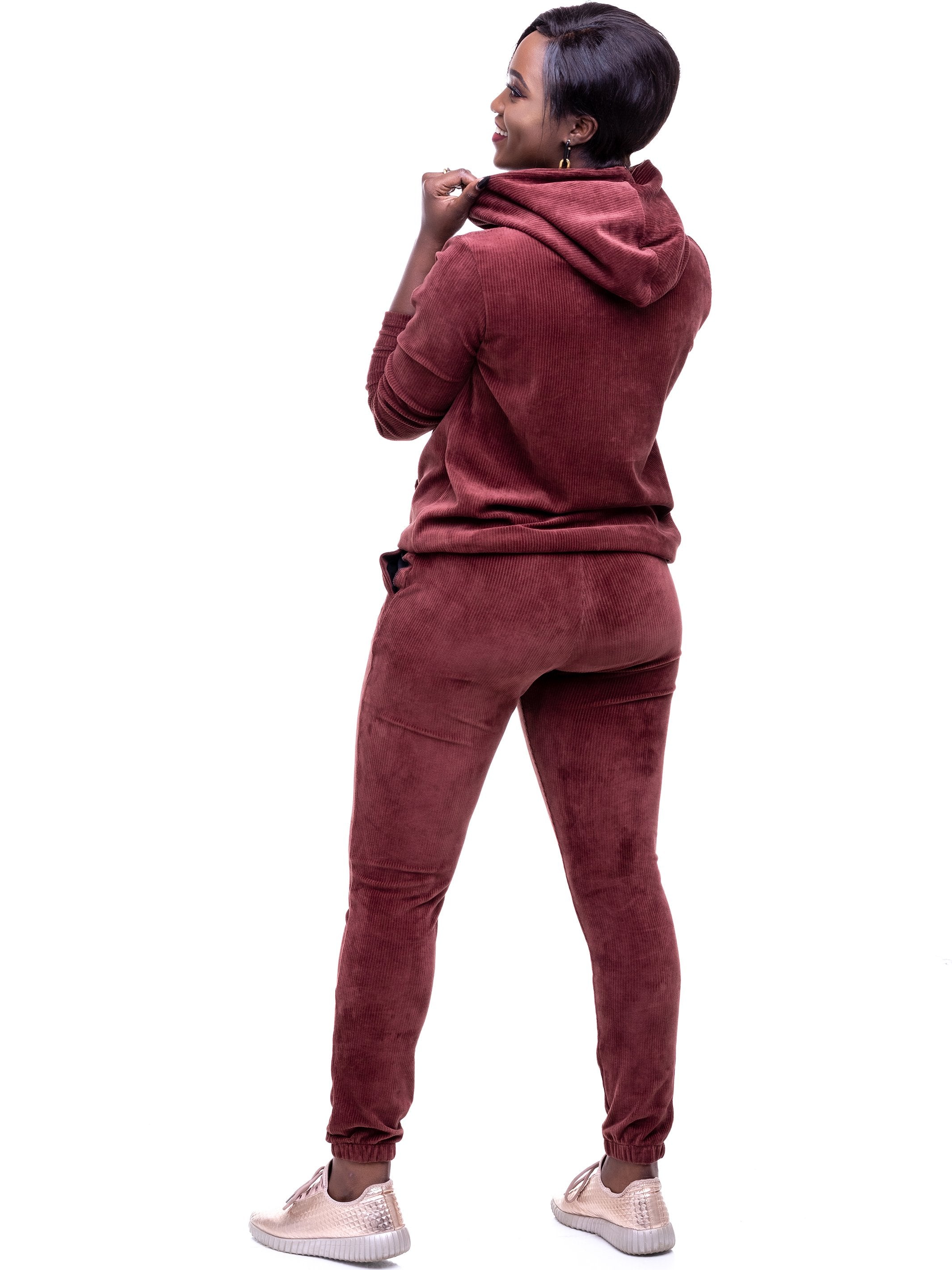 Safari Sahara Drawstring Top - Rust - Shop Zetu