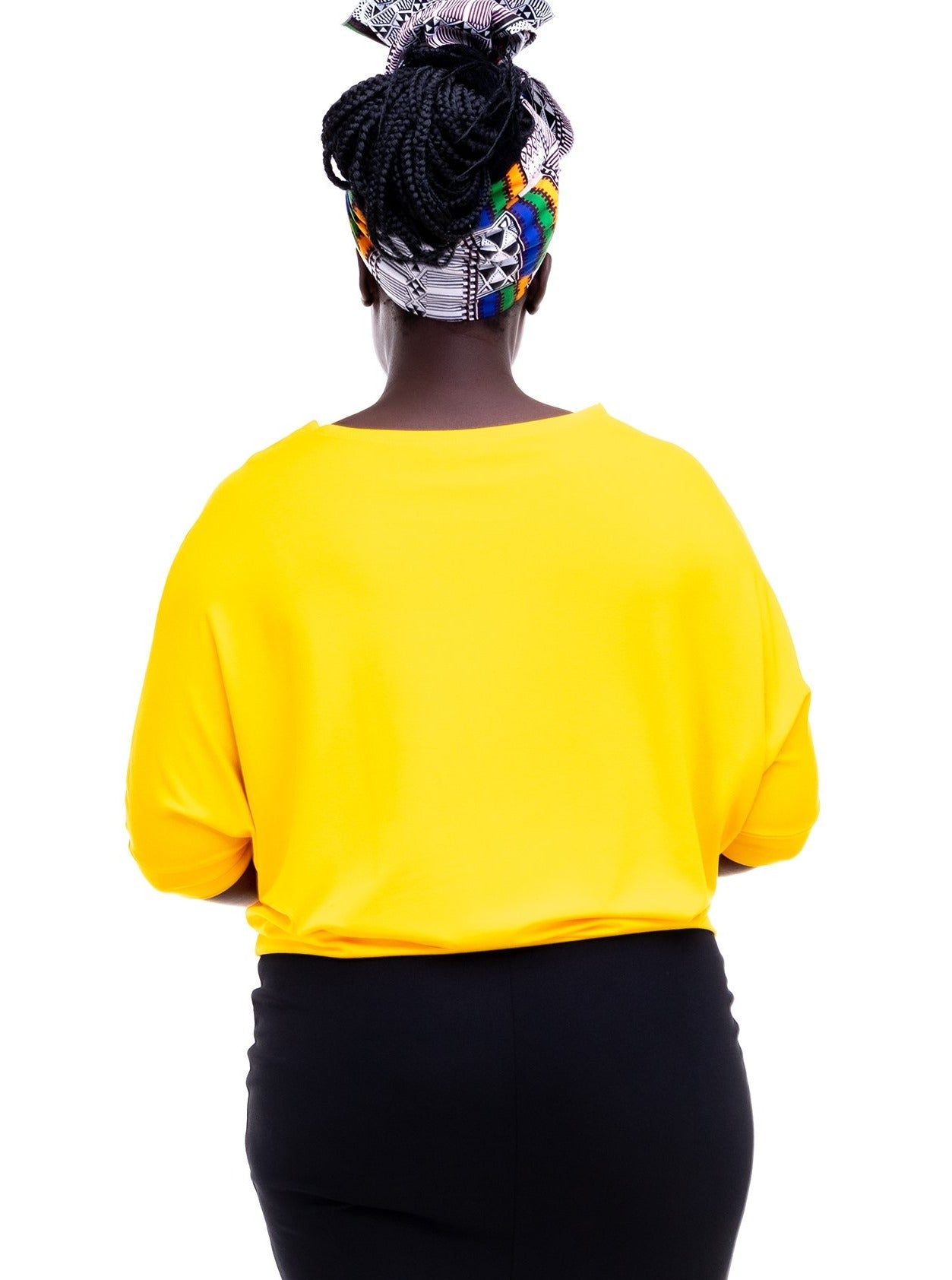 Vivo Annie Dolman Top - Yellow - Shop Zetu