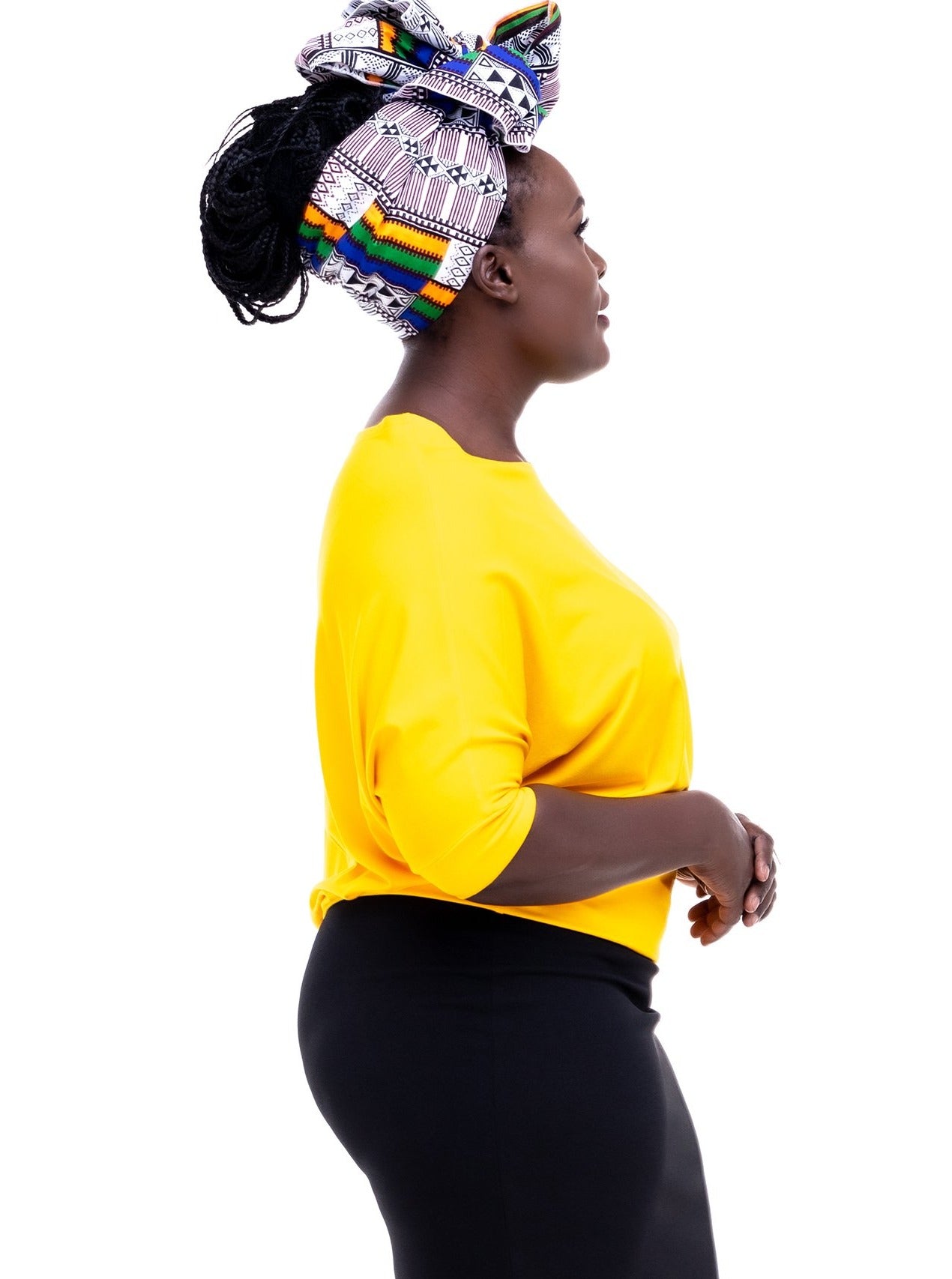 Vivo Annie Dolman Top - Yellow - Shop Zetu