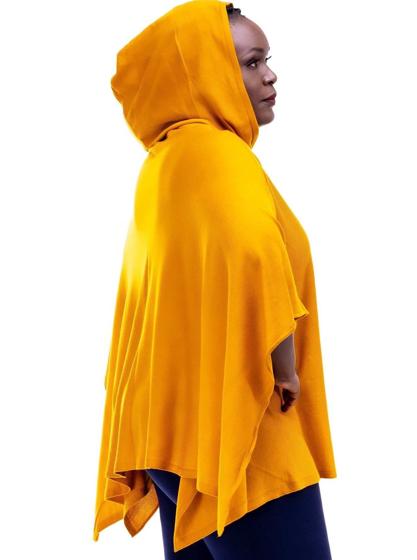 Vivo Dada Poncho - Mustard - Shop Zetu