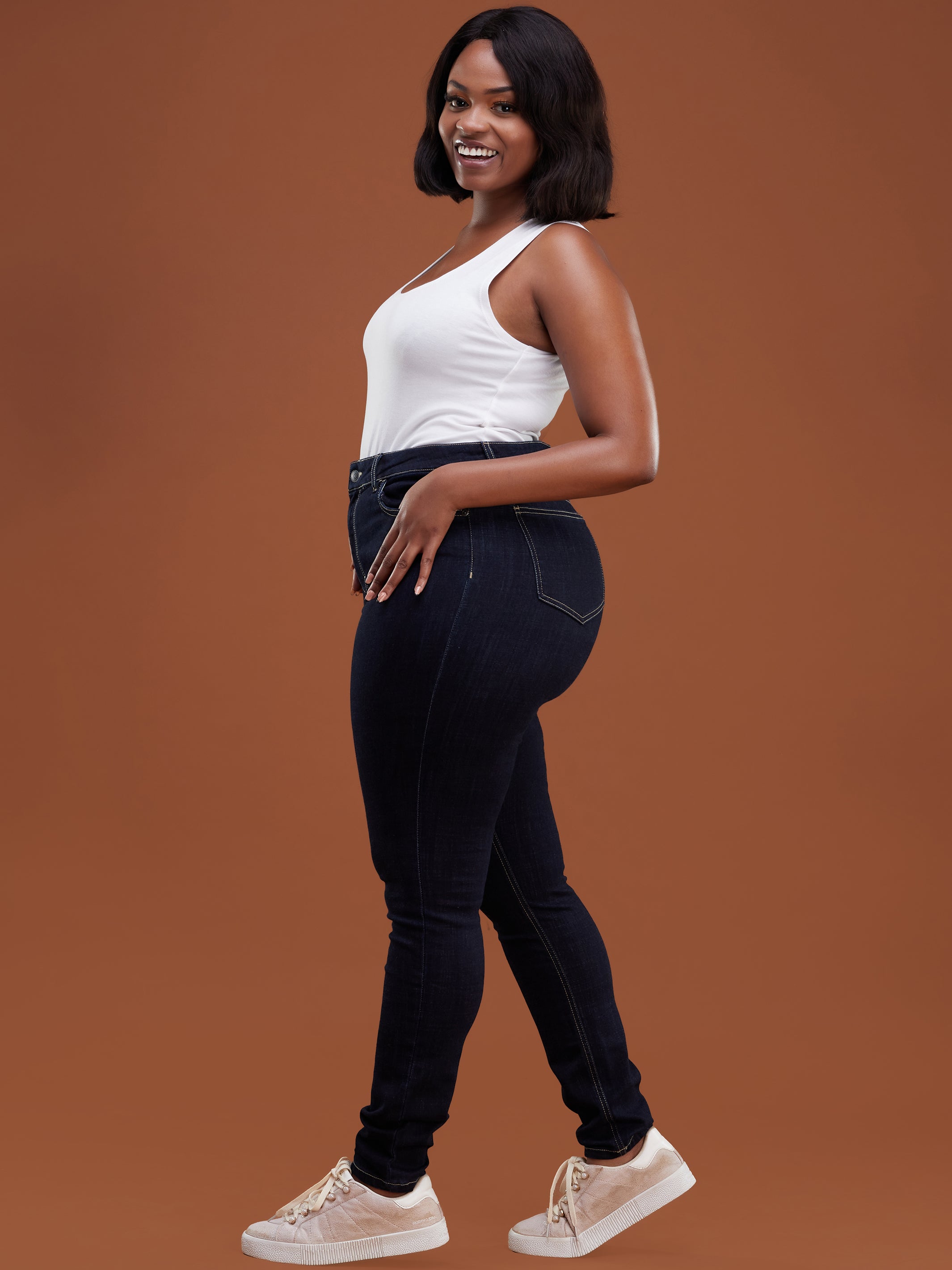 Safari Ladies Skinny Jeans - Midnight
