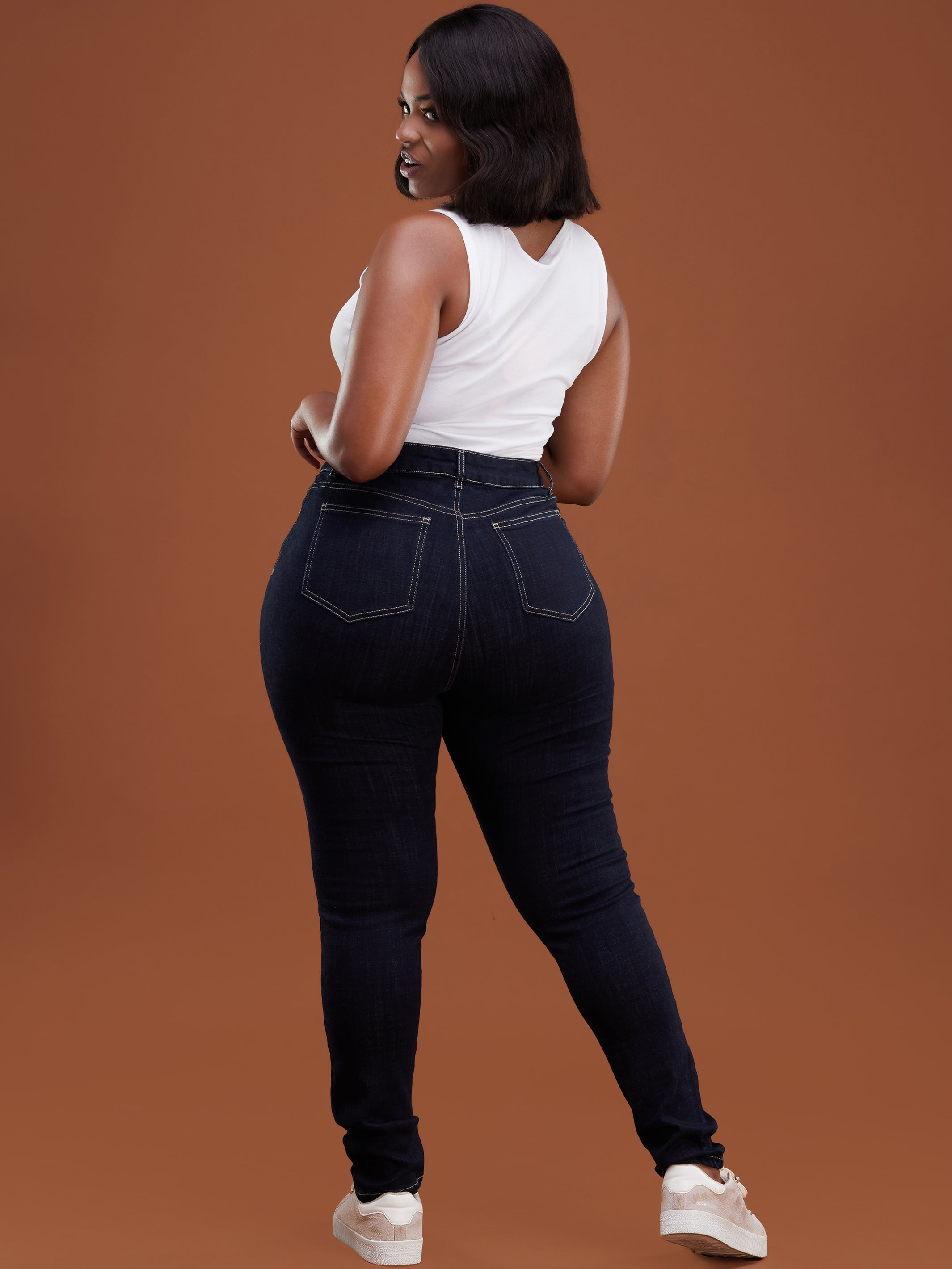 Safari Ladies Skinny Jeans - Midnight