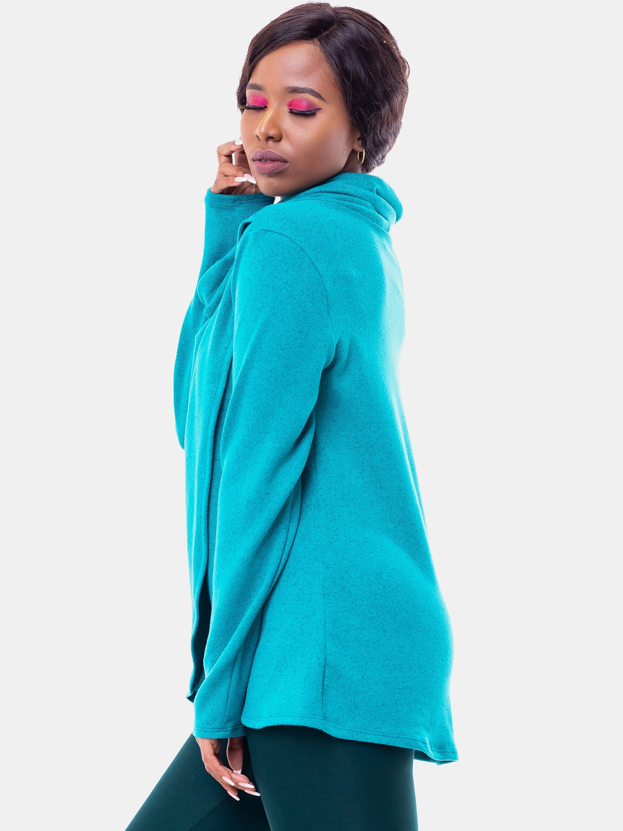 Vivo Tulip Sweater - Sea Green - Shop Zetu