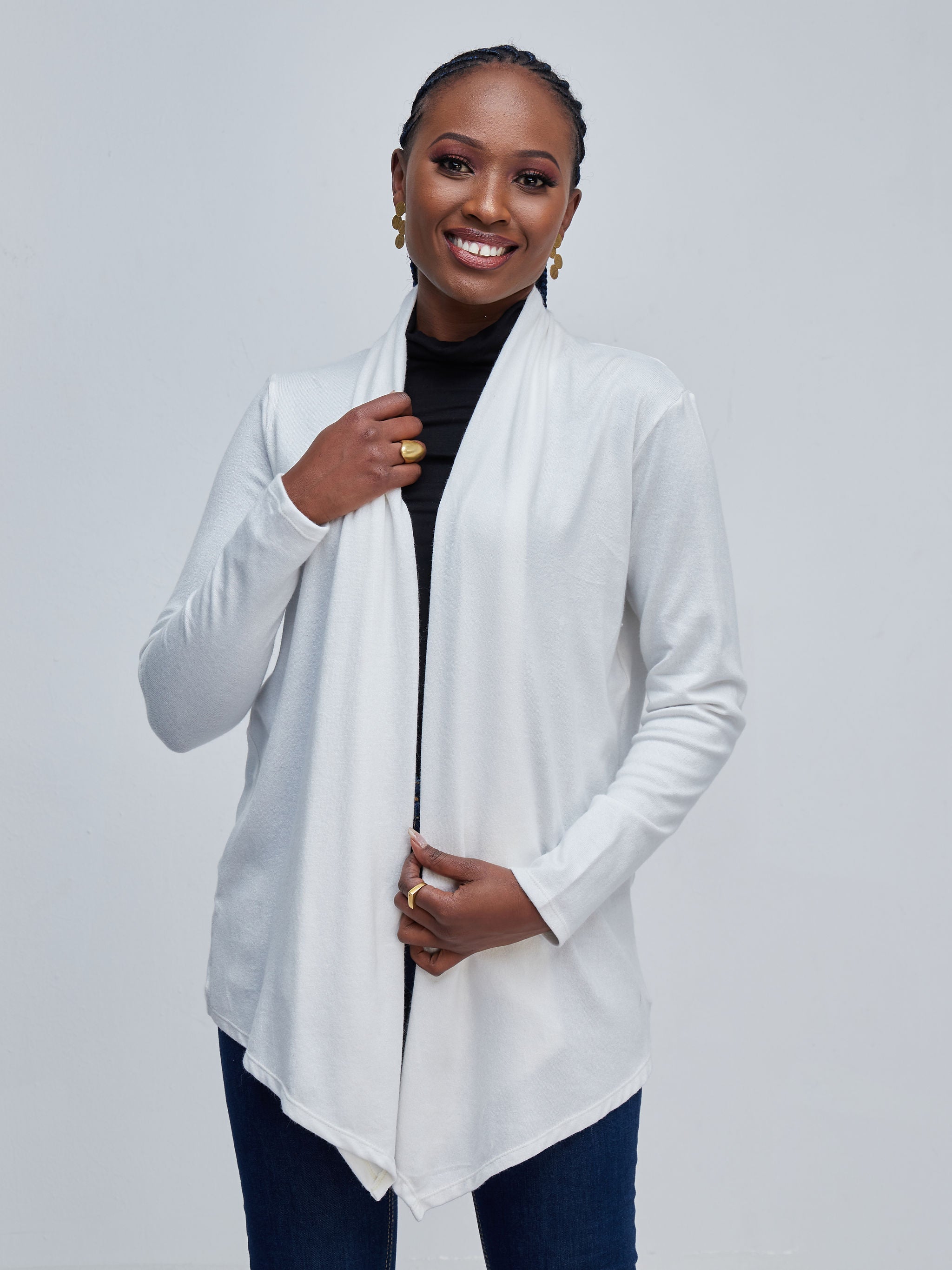 Vivo Basic Joy Sweater - White