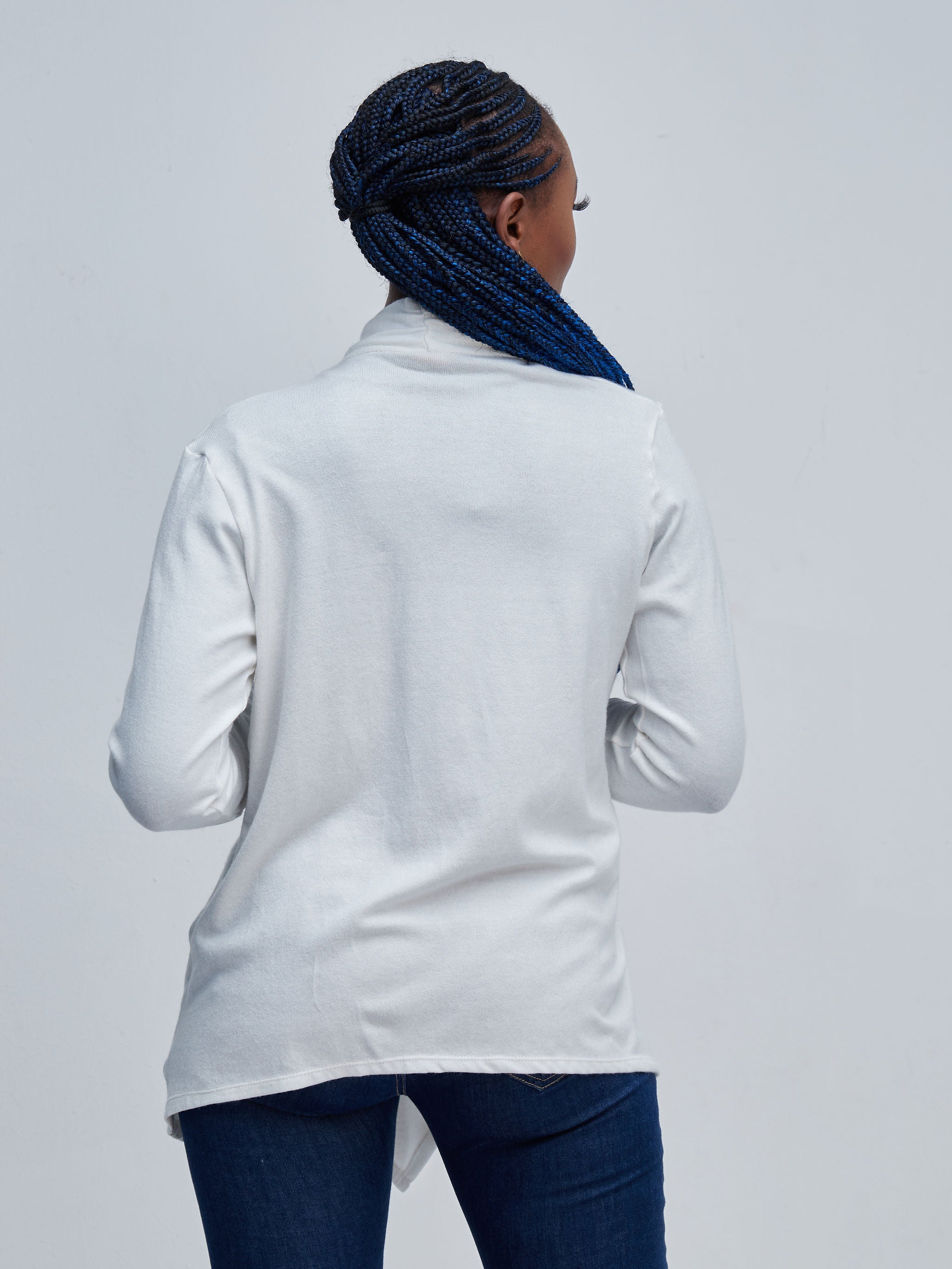 Vivo Basic Joy Sweater - White