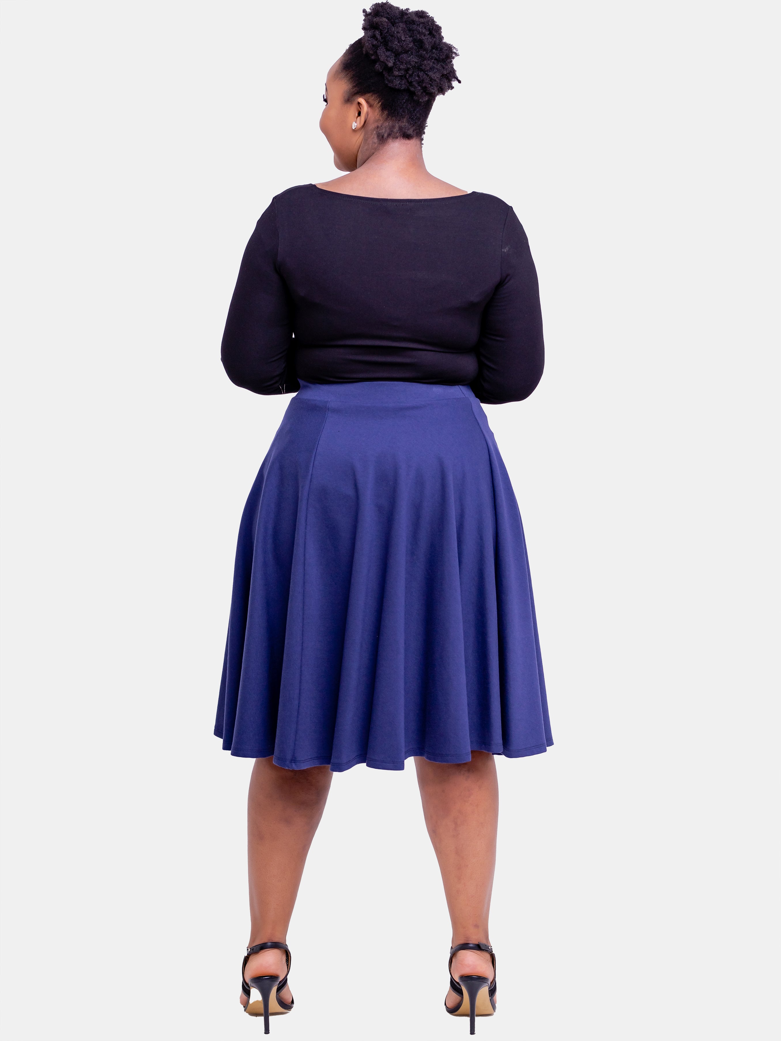 Vivo Nova Circular Skirt - Navy Blue