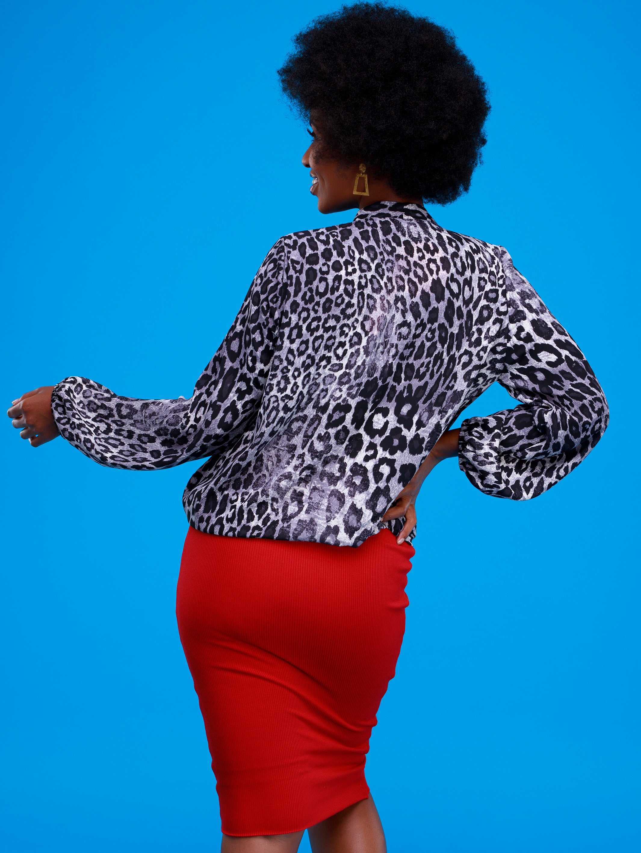 Safari Talek Lap - Over Top - Grey Animal Print