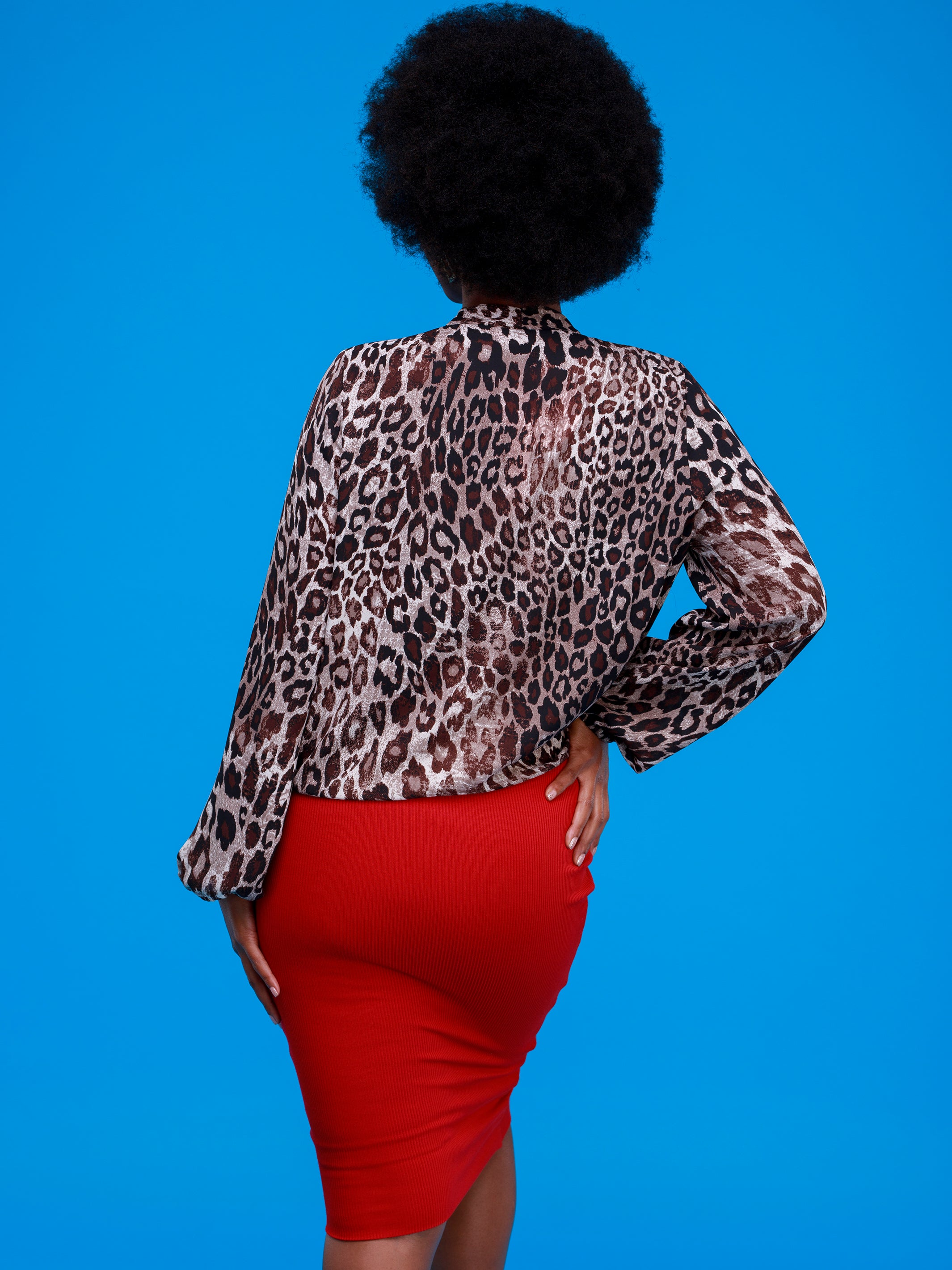 Safari Talek Lap - Over Top - Brown Animal Print
