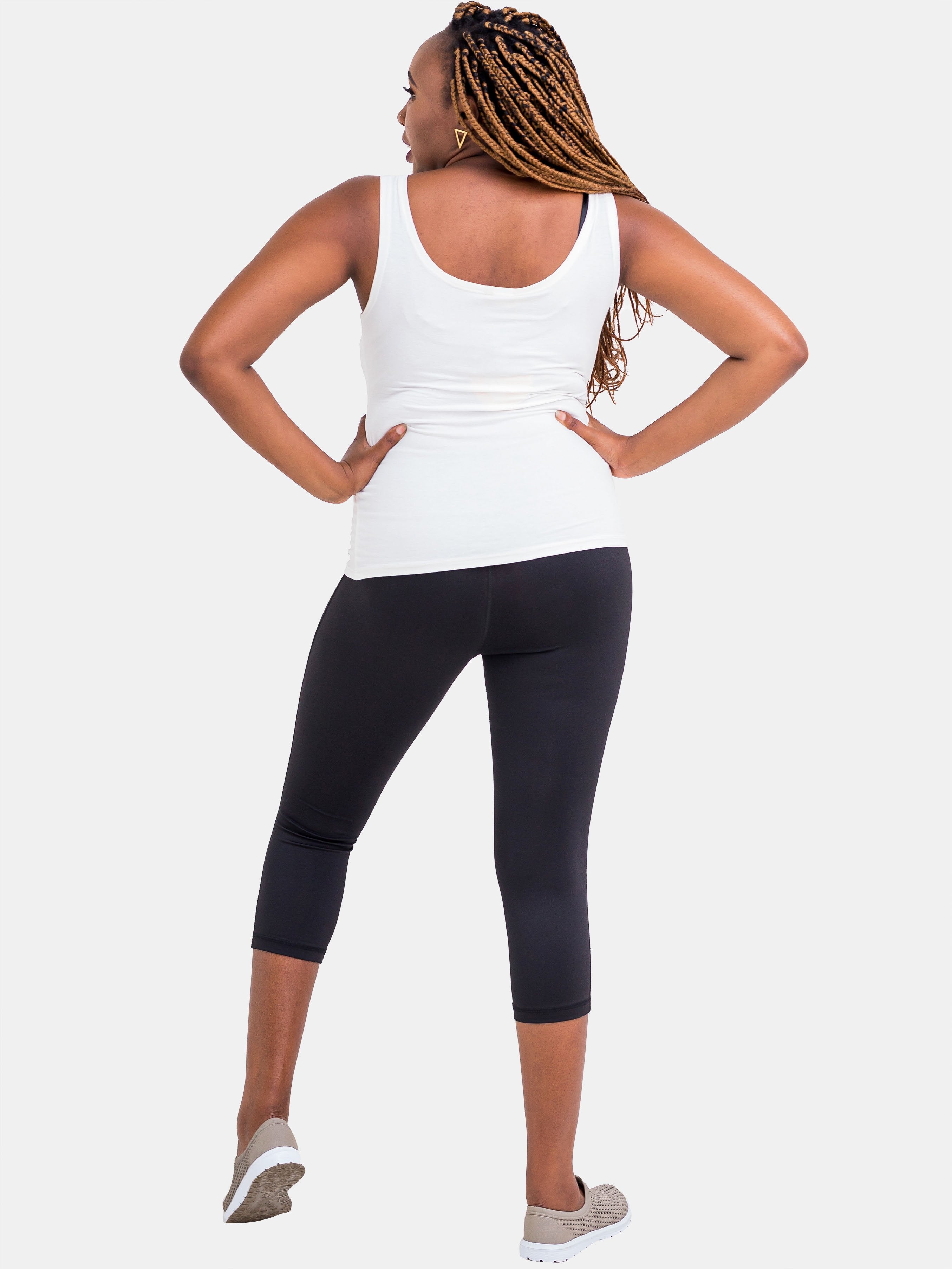 Vivo Capri Fitness Pants - Black (Special Offer) - Shop Zetu