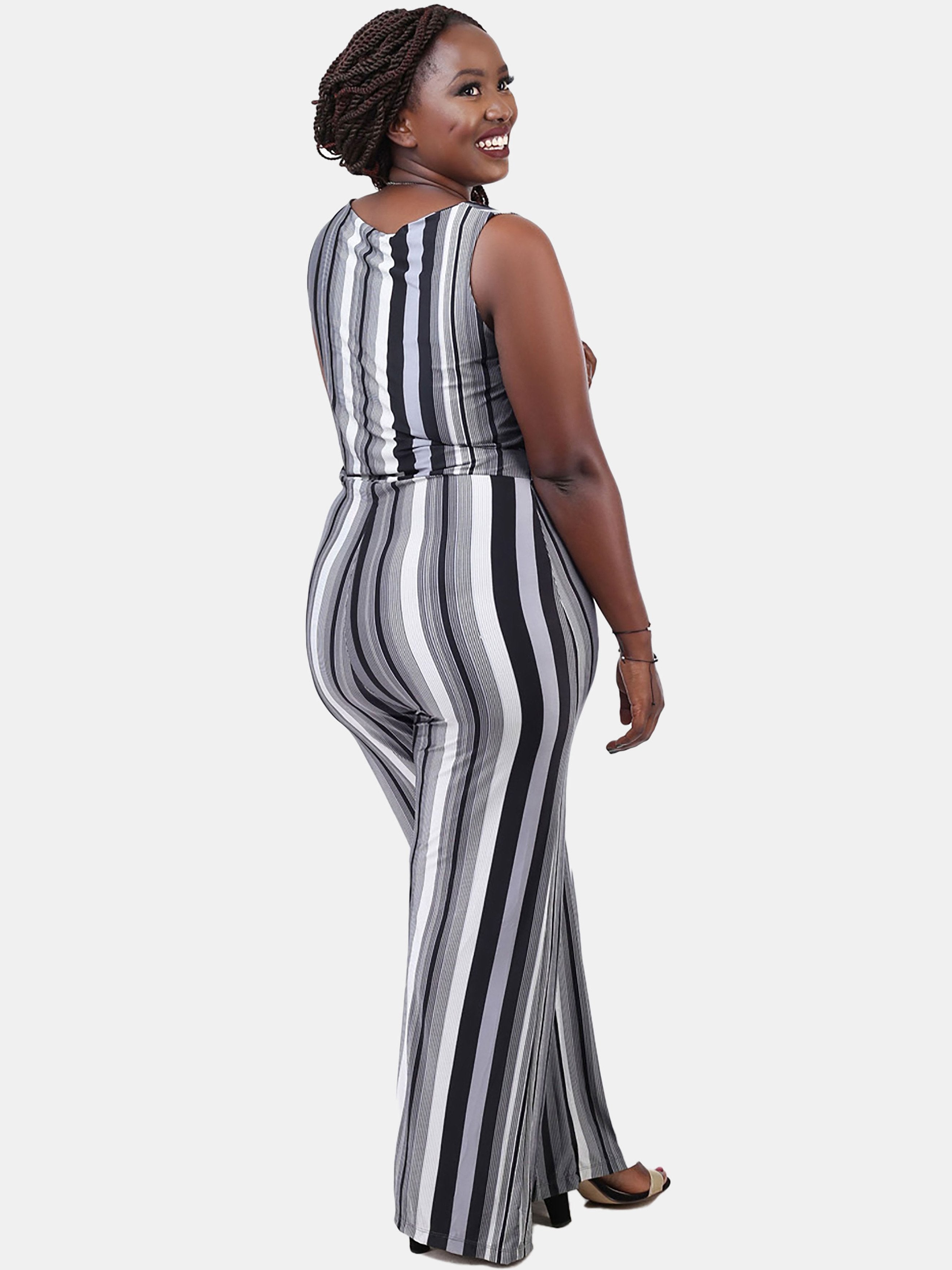 Vivo Jemma Jumpsuit - Grey - Shop Zetu