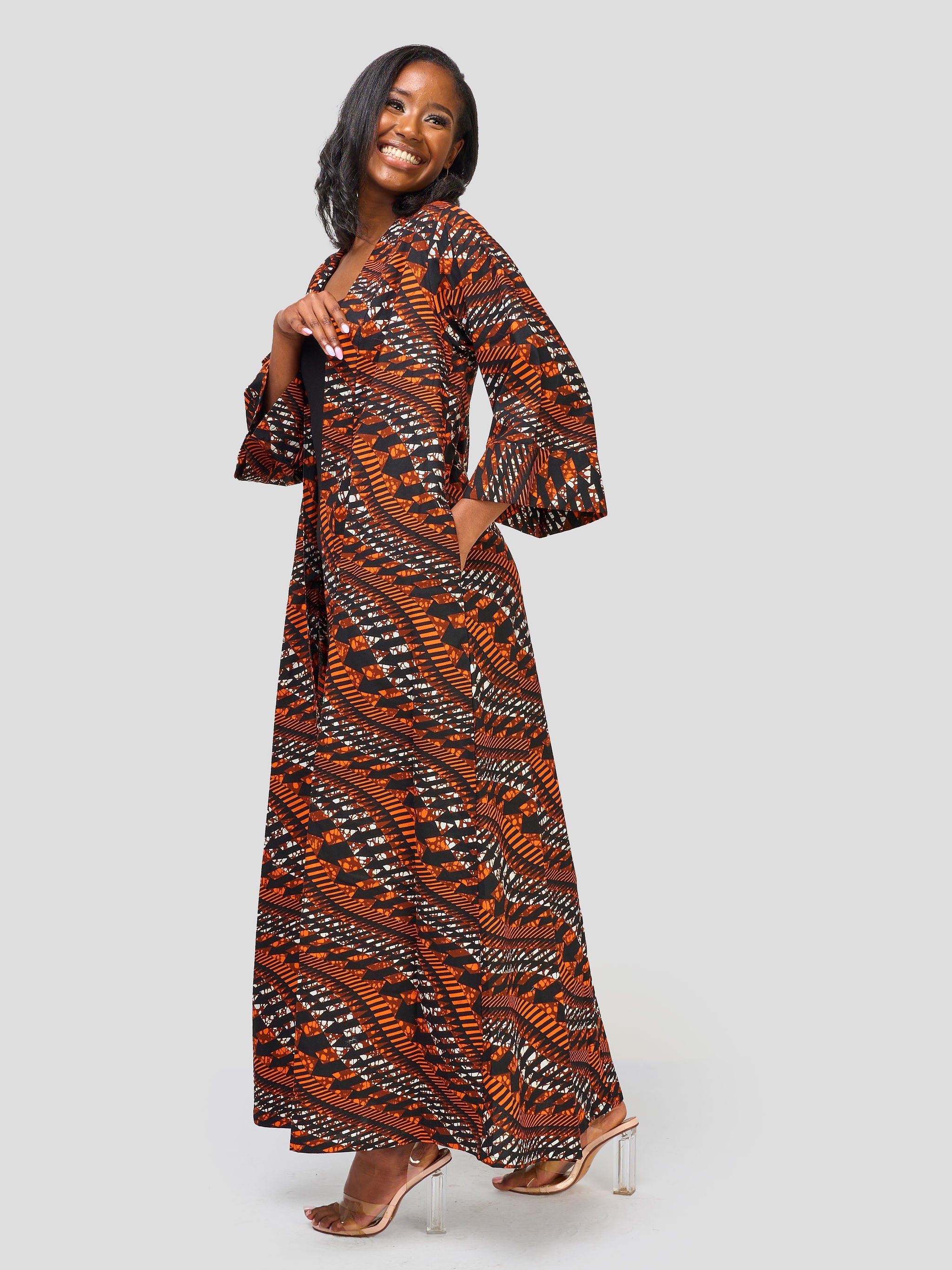 Safari Long Kimono - Imani