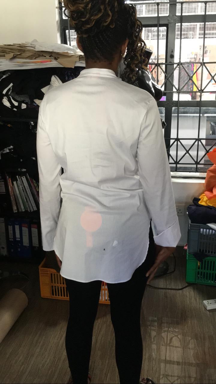 Vivo Tsavo Mandarin Collar Blouse - Sample