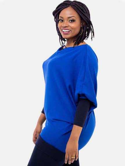 Vivo Tolani Dolman Sweater - Royal Blue